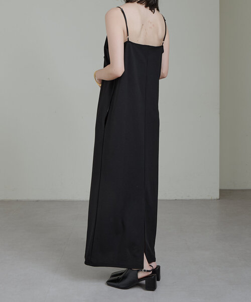 「Omekashi」 キャミソールワンピース 36 ボルドー レディース_画像5