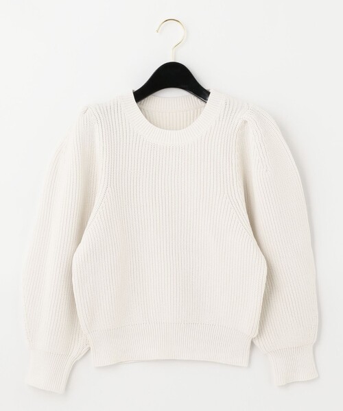 「GRACE CONTINENTAL」 長袖ニット 36 ホワイト レディース_画像7