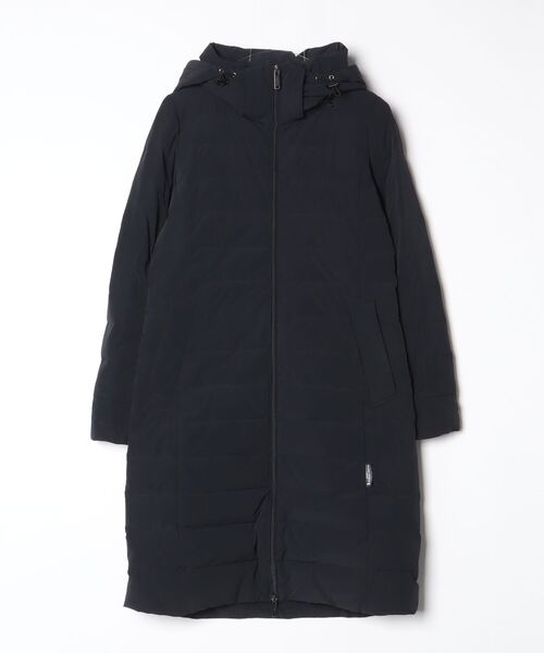 【良品】マッキントッシュ ダウンコート38サイズ 軽量 フード Mackintosh（マッキントッシュ） ダウンコート 38 ブラック レディース