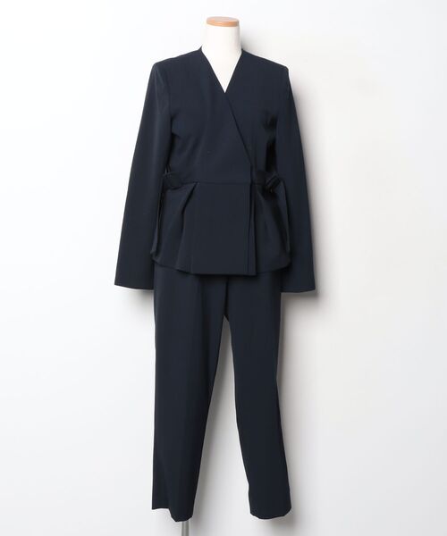 ルイルエブティックパンツスーツ新品 RUIRUE BOUTIQUE（ルイルエブティック） パンツスーツ L ネイビー