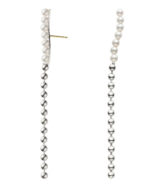 【LAH Vendome Aoyama 】パイル・パール ピアス K18 ポスト LAH パール ピアス パールピアス K18ポスト レディース : ZOZOTOWN