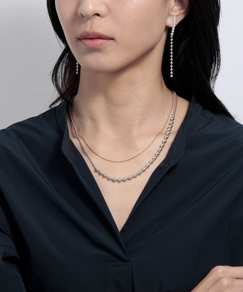 LAH パール ピアス パールピアス K18ポスト レディース : ZOZOTOWN