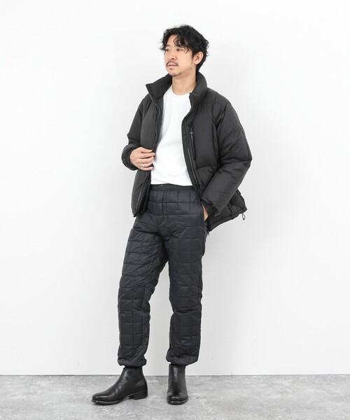 TAION パンツ(メンズ) マウンテン ダウンパンツ  M  BLACK TAION（タイオン） パンツ 「TAION/タイオン」MOUNTAIN DOWN PANTS