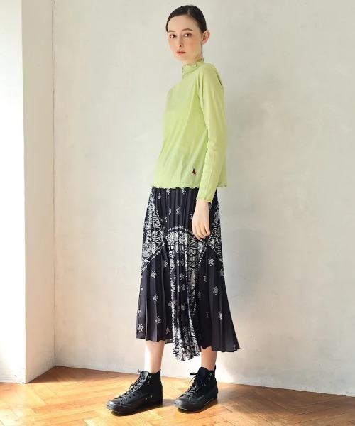 RADIO EVA スカート RADIO EVA A318 EVA-01 Paisleys Bandanna Pleated