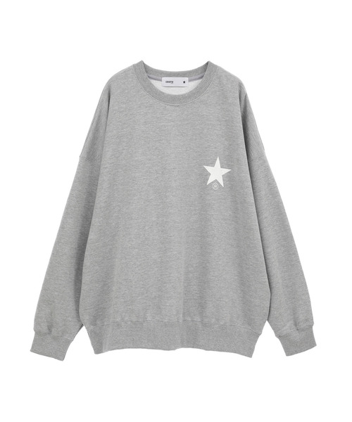 「CONVERSE TOKYO」 スウェットカットソー FREE 杢グレー レディース_画像2
