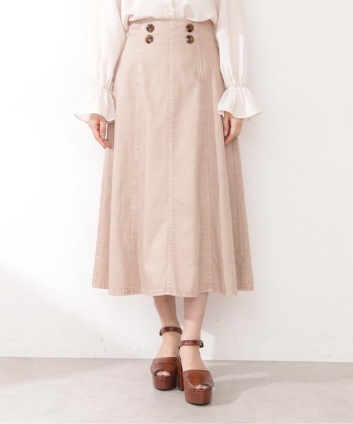 「JILL by JILL STUART」 フレアスカート SMALL ベージュ レディース_画像3