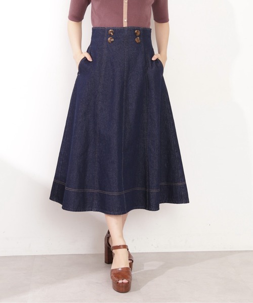 「JILL by JILL STUART」 フレアスカート SMALL ベージュ レディース_画像7