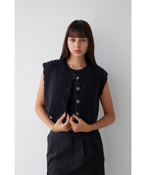 「ALEXIA STAM」 ニットベスト FREE アイボリー レディース_画像7