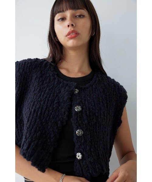 「ALEXIA STAM」 ニットベスト FREE アイボリー レディース_画像9