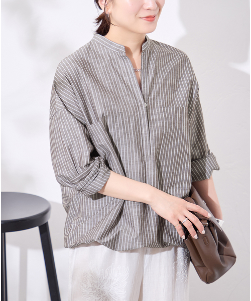 JOURNAL STANDARD  オーバーサイズスキッパーシャツ JOURNAL STANDARD（ジャーナルスタンダード） ブラウス シャツ 「追加2