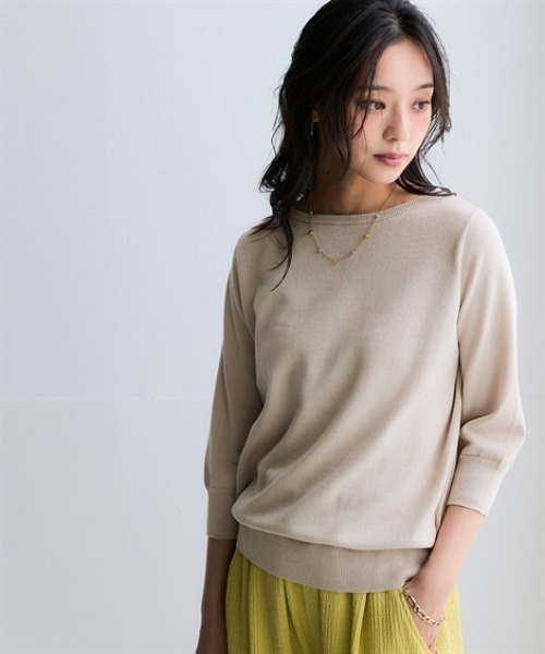 ニッセン（nissen） ニット セーター 洗えるUVカット綿100