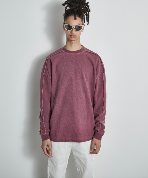 BLANK HOTEL tシャツ Inside-Out Waffle Long Sleeve Tee / インサイド 