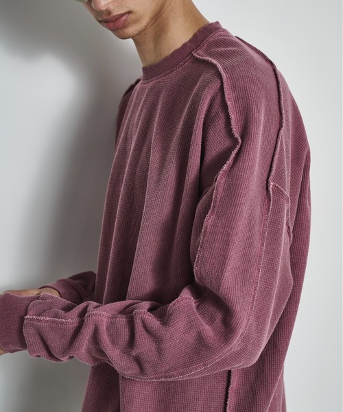 BLANK HOTEL tシャツ Inside-Out Waffle Long Sleeve Tee / インサイド 