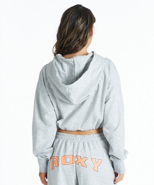 未使用値札付 ROXY トップス フリースペース 長袖 パーカー ロキシー サイズS ROXY（ロキシー） パーカー 「ムラサキスポーツ限定」ROXY/ロキシー