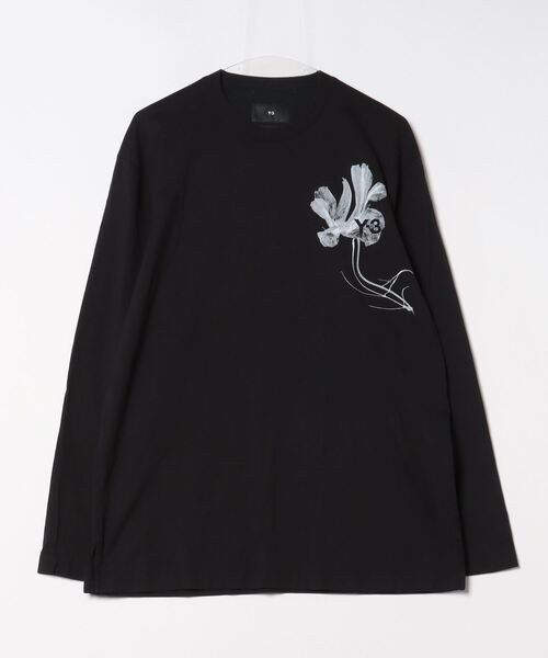 Y-3 「Y-3」 長袖Tシャツ MEDIUM ブラック メンズ : ZOZOTOWN Yahoo!店