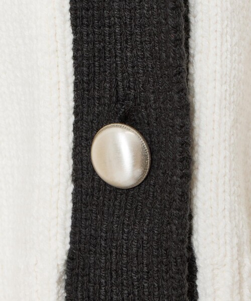 「allureville」 ニットカーディガン 2 ネイビー レディース_画像5