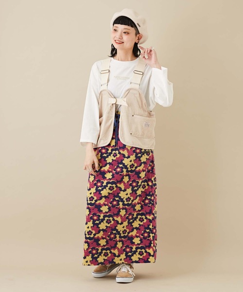 「CUBE SUGAR」 ベスト M チャコールグレー レディース_画像2