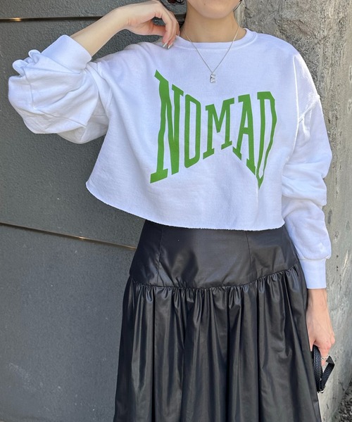 「THE DAY ON THE BEACH」 長袖カットソー MEDIUM ベージュ レディース_画像3