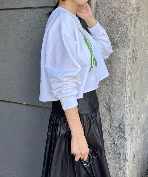 「THE DAY ON THE BEACH」 長袖カットソー MEDIUM ベージュ レディース_画像5