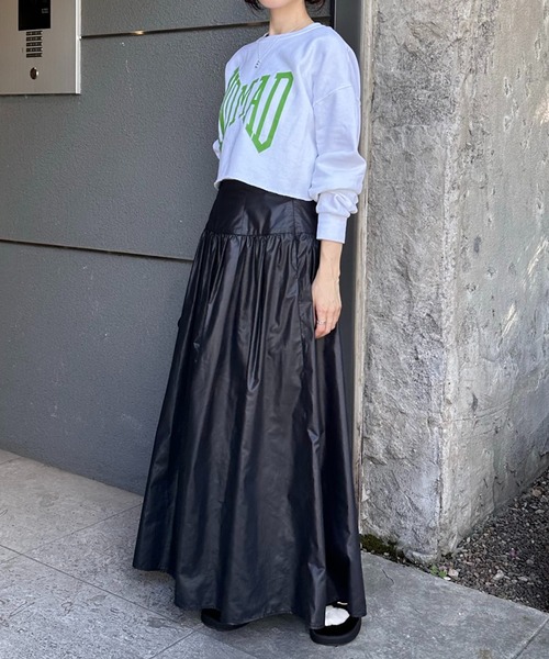 「THE DAY ON THE BEACH」 長袖カットソー MEDIUM ベージュ レディース_画像7