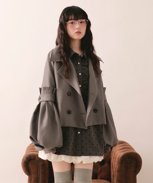 loin nuit ロワンニュイ ニュアンスフリルシャツ loin nuit ブラウス シャツ nuance frill shirt / ニュアンスフリル
