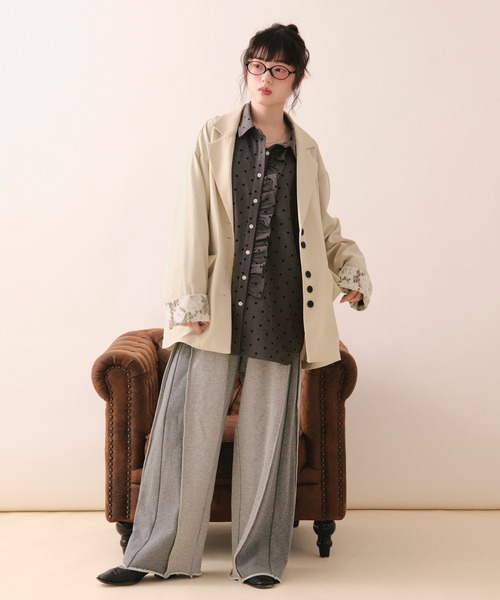loin nuit ブラウス シャツ nuance frill shirt / ニュアンスフリル