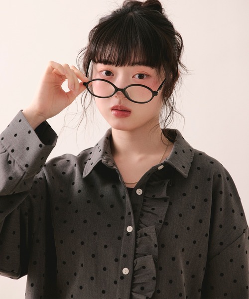 loin nuit ブラウス シャツ nuance frill shirt / ニュアンスフリル