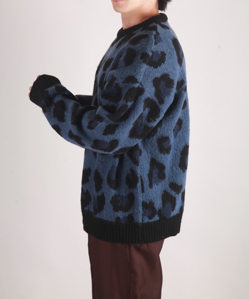 「WESTSEA」 長袖ニット M ブラウン系その他 メンズ_画像2