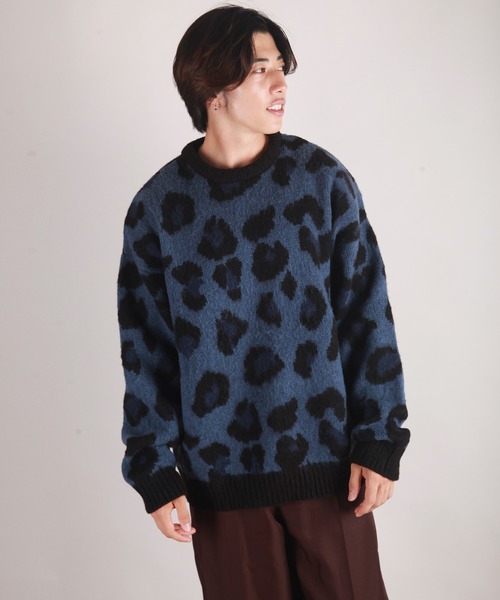 「WESTSEA」 長袖ニット M ブラウン系その他 メンズ_画像4