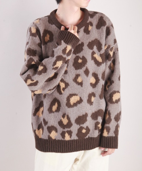 「WESTSEA」 長袖ニット M ブラウン系その他 メンズ_画像6