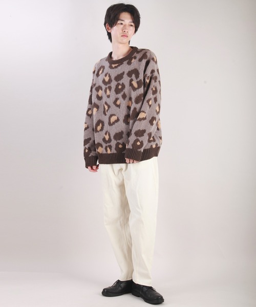 「WESTSEA」 長袖ニット M ブラウン系その他 メンズ_画像8
