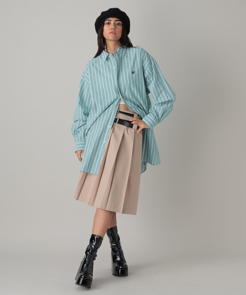 「BEVERLY HILLS POLO CLUB」 シャツワンピース「Forever 21コラボ」 FREE ホワイト系その他 レディース_画像9