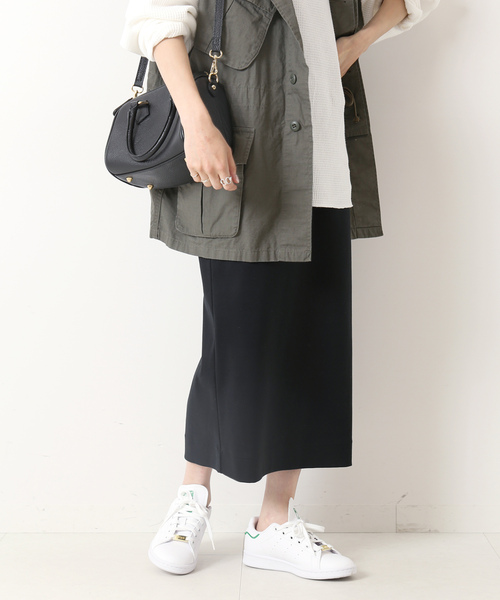 「Spick & Span」 スカート 36 ベージュ レディース_画像3