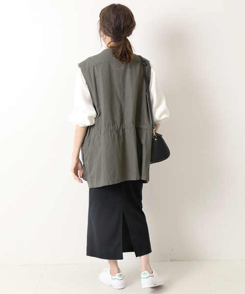 「Spick & Span」 スカート 36 ベージュ レディース_画像7
