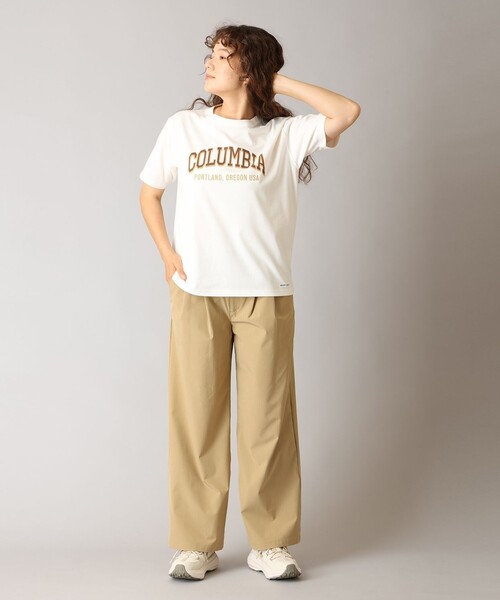 ワイドパンツ パンツ Columbia/ ウィメンズデビルズブラッシュワイドパンツ /コロンビア レディースの画像