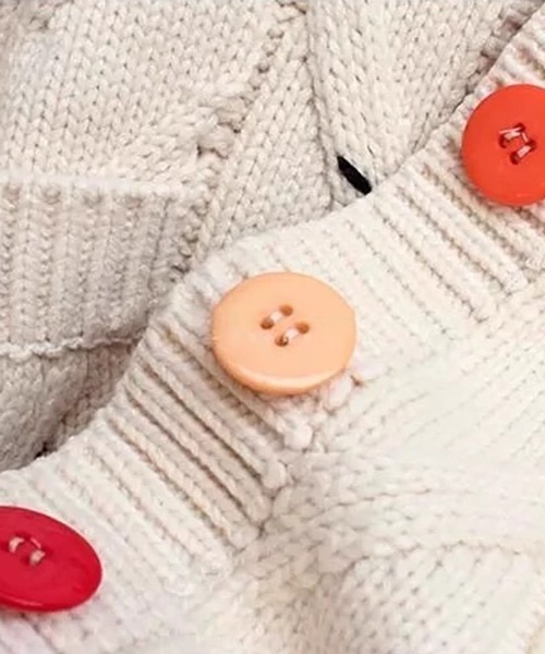 「CELENA BEATS」 ニットカーディガン FREE ホワイト レディース_画像6