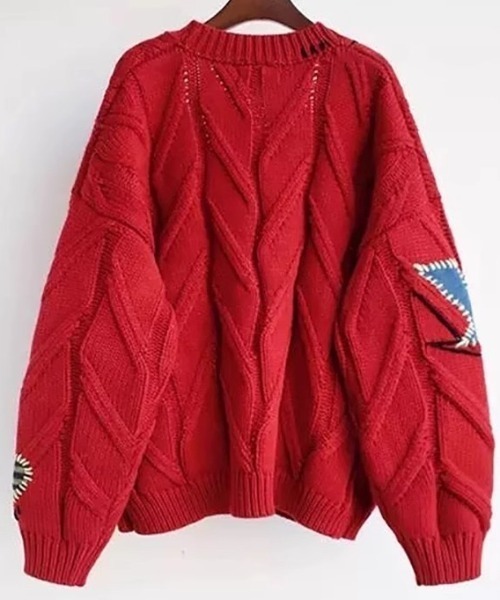 「CELENA BEATS」 ニットカーディガン FREE ホワイト レディース_画像7