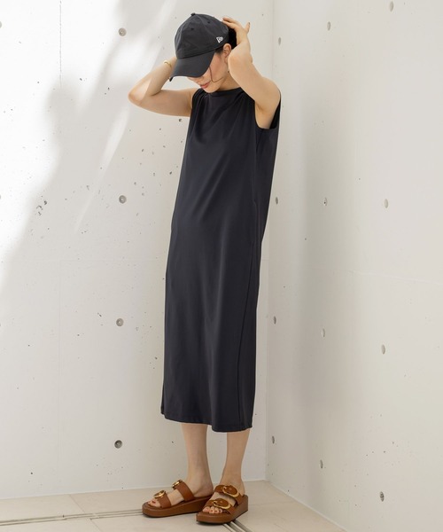 「HEREIAM」 ノースリーブワンピース MEDIUM ブラック レディース_画像5