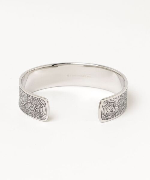 「LION HEART」 バングル - シルバー メンズ_画像2