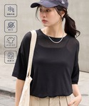 tシャツ 半袖 「クールスマートウォッシュ」フ...の詳細画像2