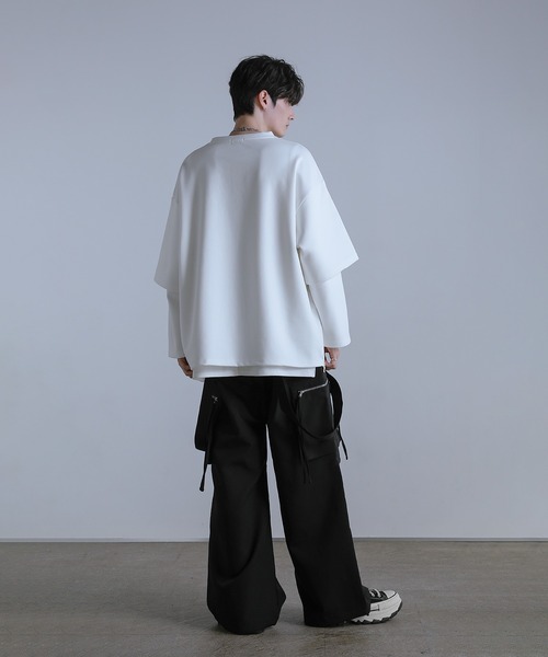 「LILL」 長袖Tシャツ M ブラック メンズ_画像9