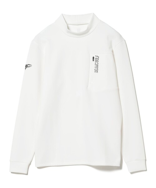 ビームスゴルフメンズ長袖カットソー BEAMS GOLF（ビームス ゴルフ） 長袖Tシャツ LARGE ホワイト メンズ