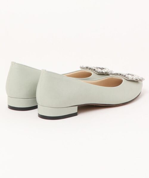 「BEATRICE」 フラットパンプス 24 ライム レディース_画像2