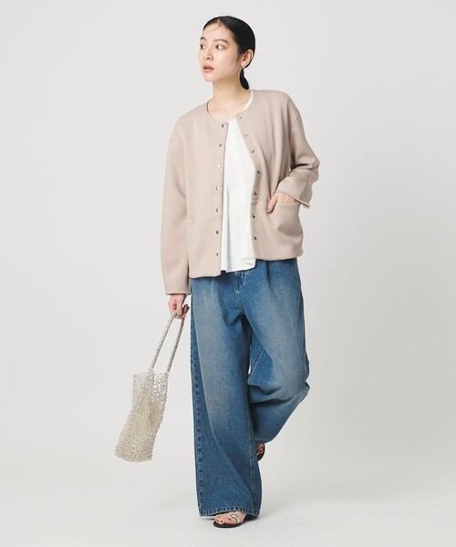 BEAUTY＆YOUTH UNITED ARROWS カーディガン 「WEB限定」エアリーポンチ