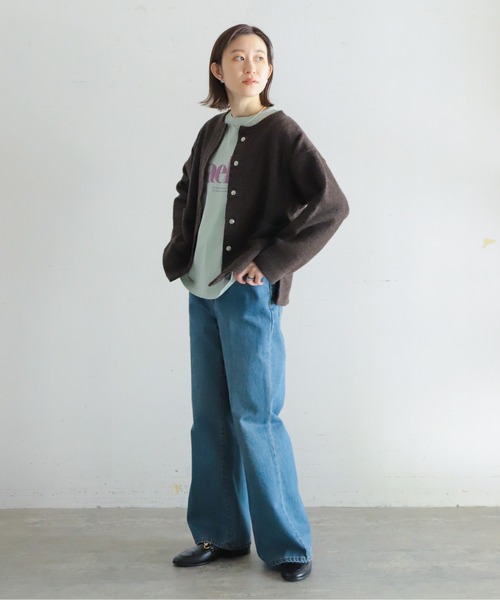 「NOMBRE IMPAIR」 ニットカーディガン FREE グレー レディース_画像4