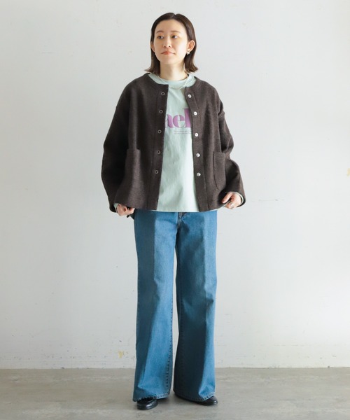 「NOMBRE IMPAIR」 ニットカーディガン FREE グレー レディース_画像8