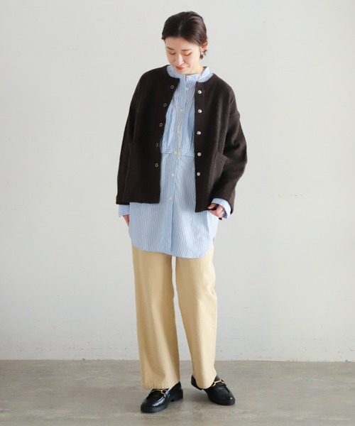 「NOMBRE IMPAIR」 ニットカーディガン FREE グレー レディース_画像9