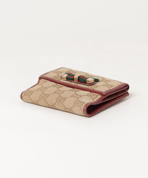 「GUCCI」 財布 - レッド レディースの画像