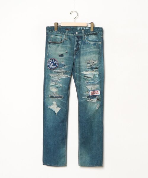 「HYSTERIC GLAMOUR」 スキニーパンツ SMALL ブルー メンズ