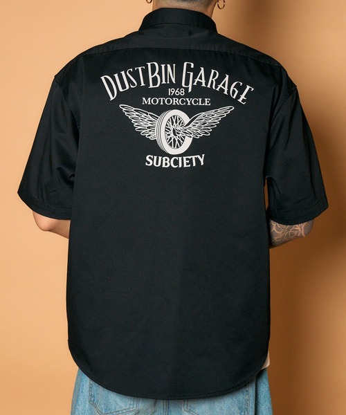 専用S/S ササフラス 半袖 ワークシャツ S Subciety（サブサエティ） シャツ 半袖 Work shirt メンズ レディース